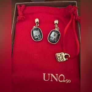 Earrings crafted by Uno de 50